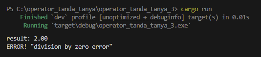 Operator ? / tanda tanya / question mark